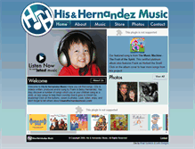 Tablet Screenshot of hisandhernandezmusic.com